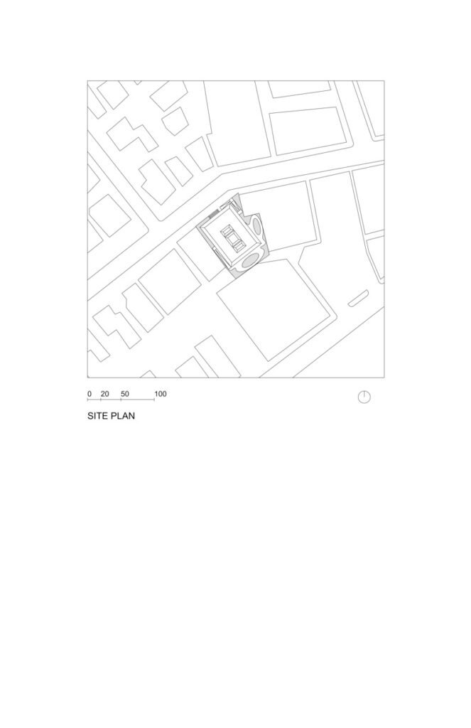 Architectural Drawing of Museum Floor Plan