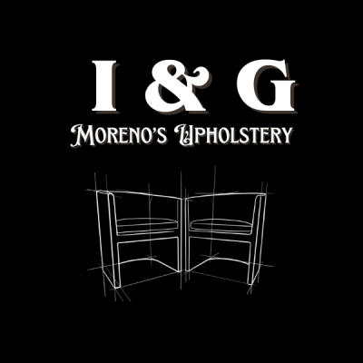 6 Front of business card for Moreno's Upholsterying